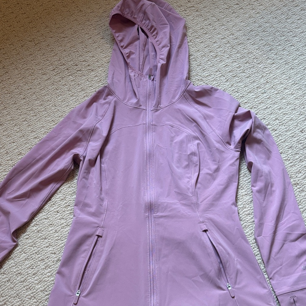 Women's Mauve Hooded Jacket
